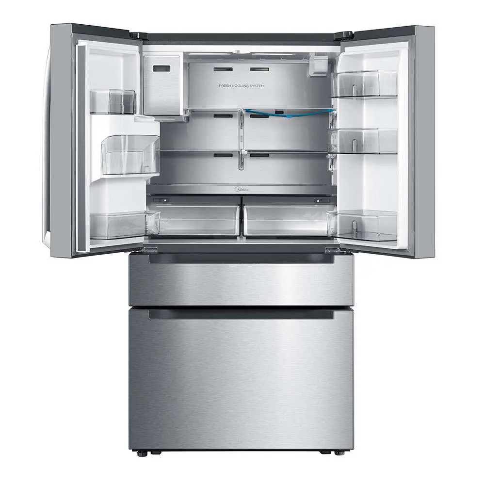 Midea 21.6 cu. ft. Smart Counter-Depth French Door Refrigerator with Dual Icemakers - Image 2