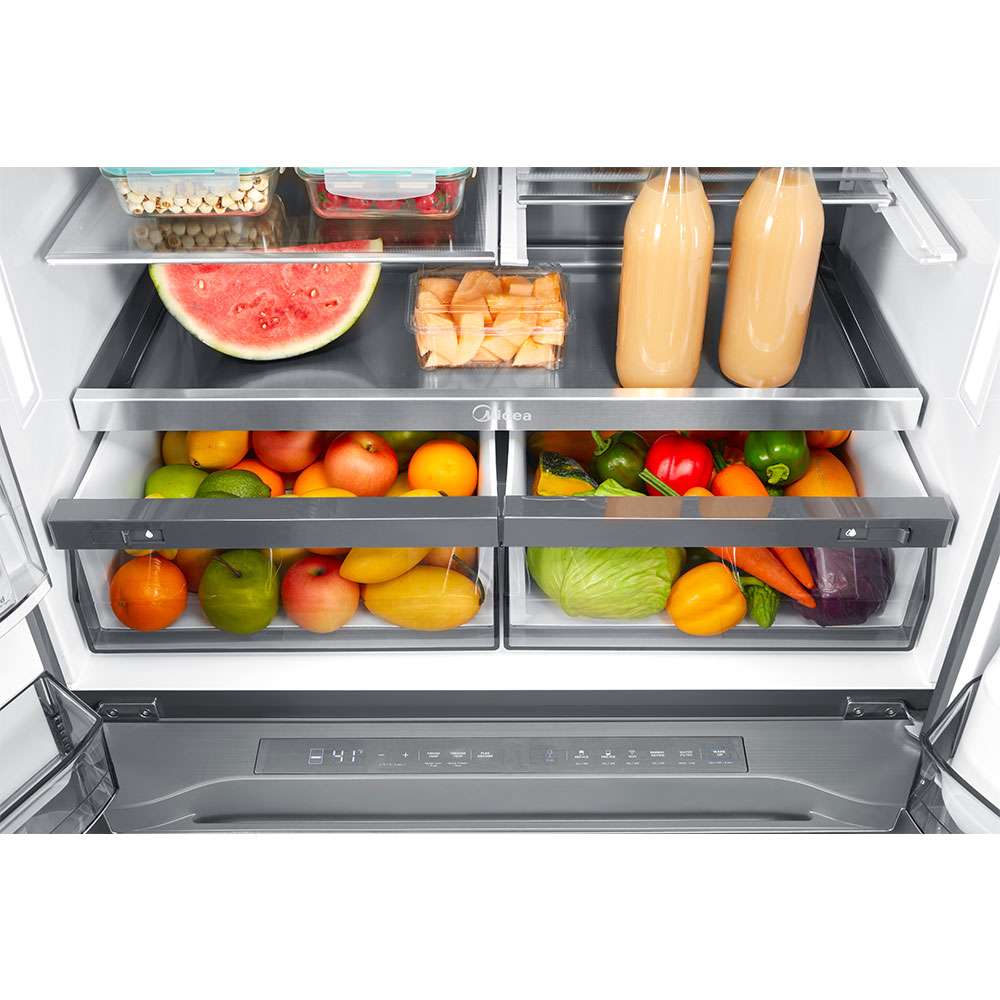 Midea 21.6 cu. ft. Smart Counter-Depth French Door Refrigerator with Dual Icemakers - Image 4