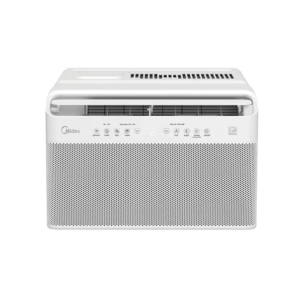 Midea 10,000 BTU DOE U-Shaped Smart Window Air Conditioner, for spaces up to 450 sq. ft.