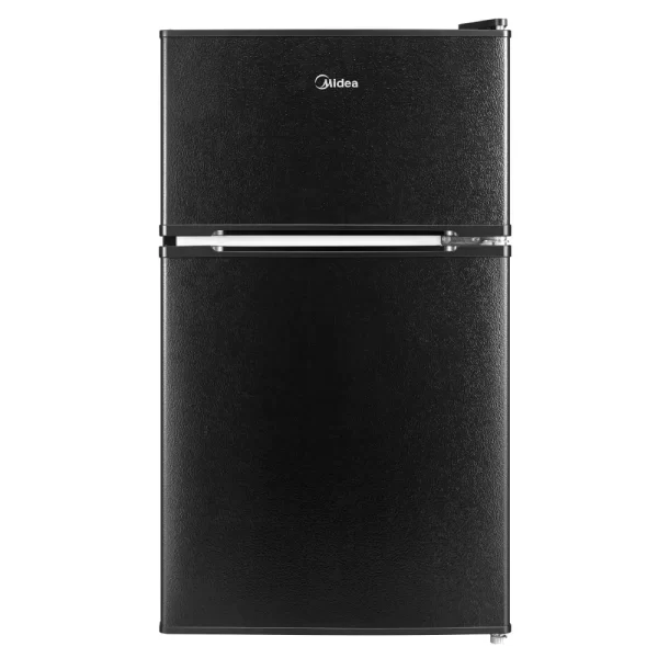Midea 3.1 cu. ft. Double Door Compact Refrigerator with Reversible Doors