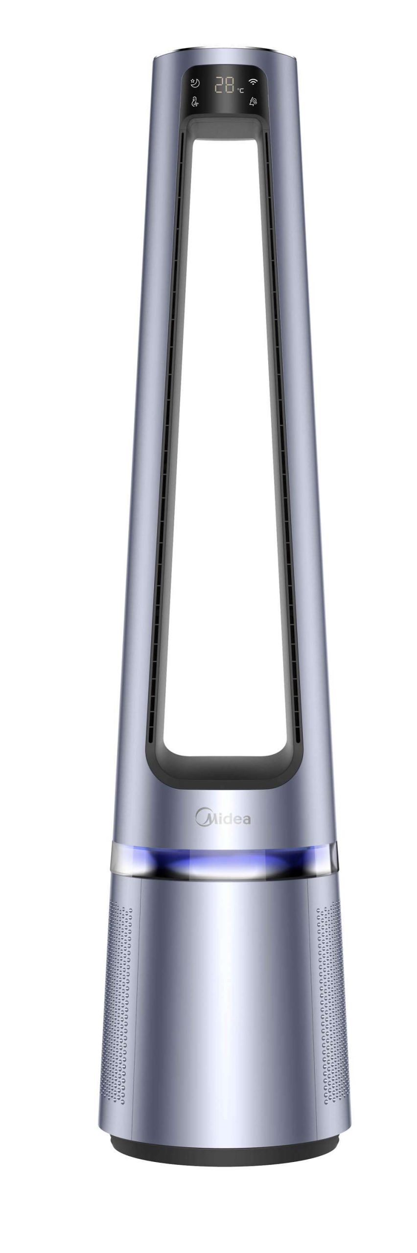 Midea 42" Bladeless DC Fan & HEPA Air Purifier with 12 Speed Settings and Remote Control