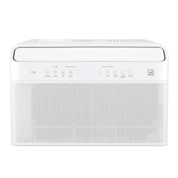 Midea 8,000 BTU DOE U-Shaped Smart Window Air Conditioner, for spaces up to 350 sq. ft.