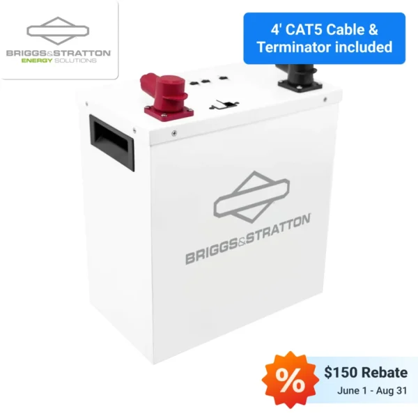 SimpliPHI 3.8 48V Lithium Ferro Phosphate Battery with Integrated BMS w/ Communications (by Briggs & Stratton)